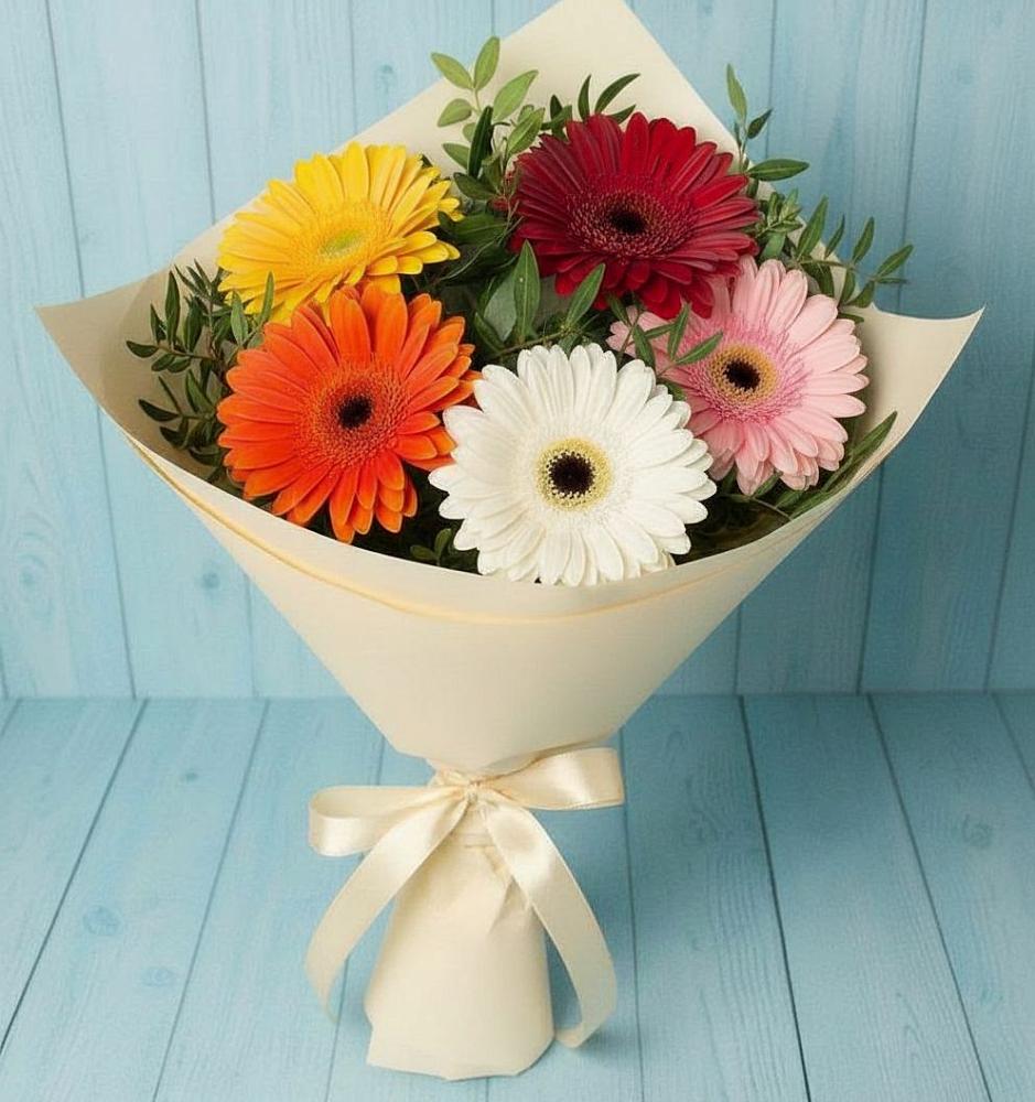 Букет цветов из: Герберы в Тульском Республика Адыгея