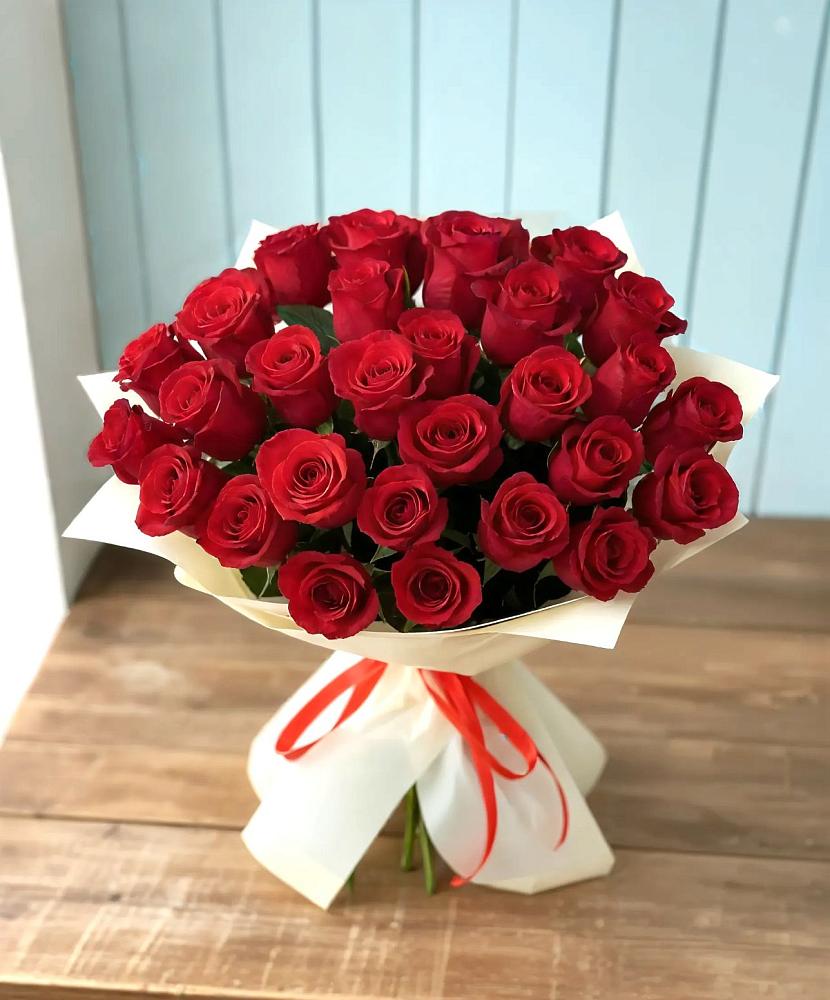 Букет 29 Красных роз в Тульском Республика Адыгея