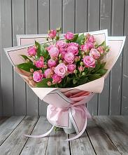 Букет Розовый кустик в Тульском Республика Адыгея