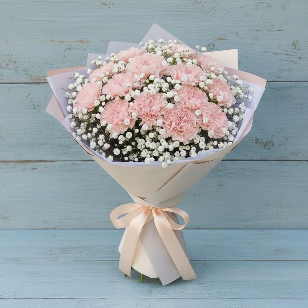 Букет цветов из: Гвоздики в Тульском Республика Адыгея