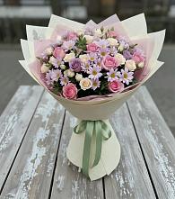 Букет цветов из:  Розы и Хризантемы в Тульском Республика Адыгея