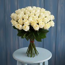 Букет 51 Белая роза Эдлесс Лав #REPLACE_PRED# Тульском Республика Адыгея