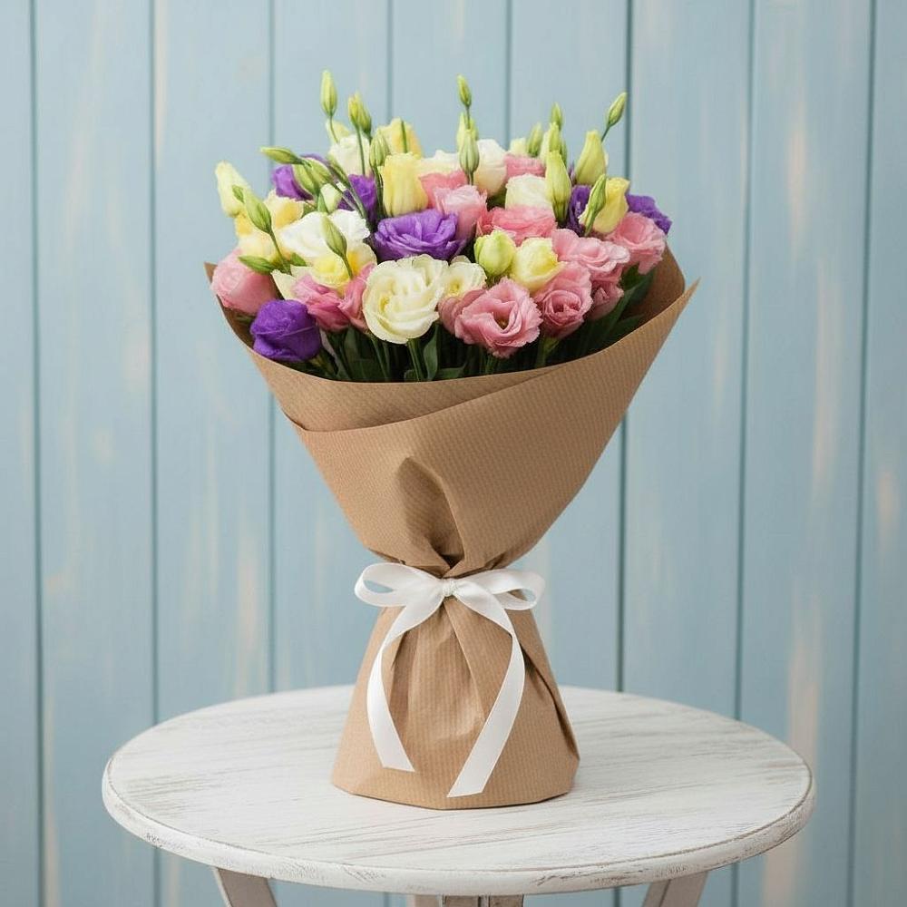 Букет цветов из: Лизиантусы в Тульском Республика Адыгея