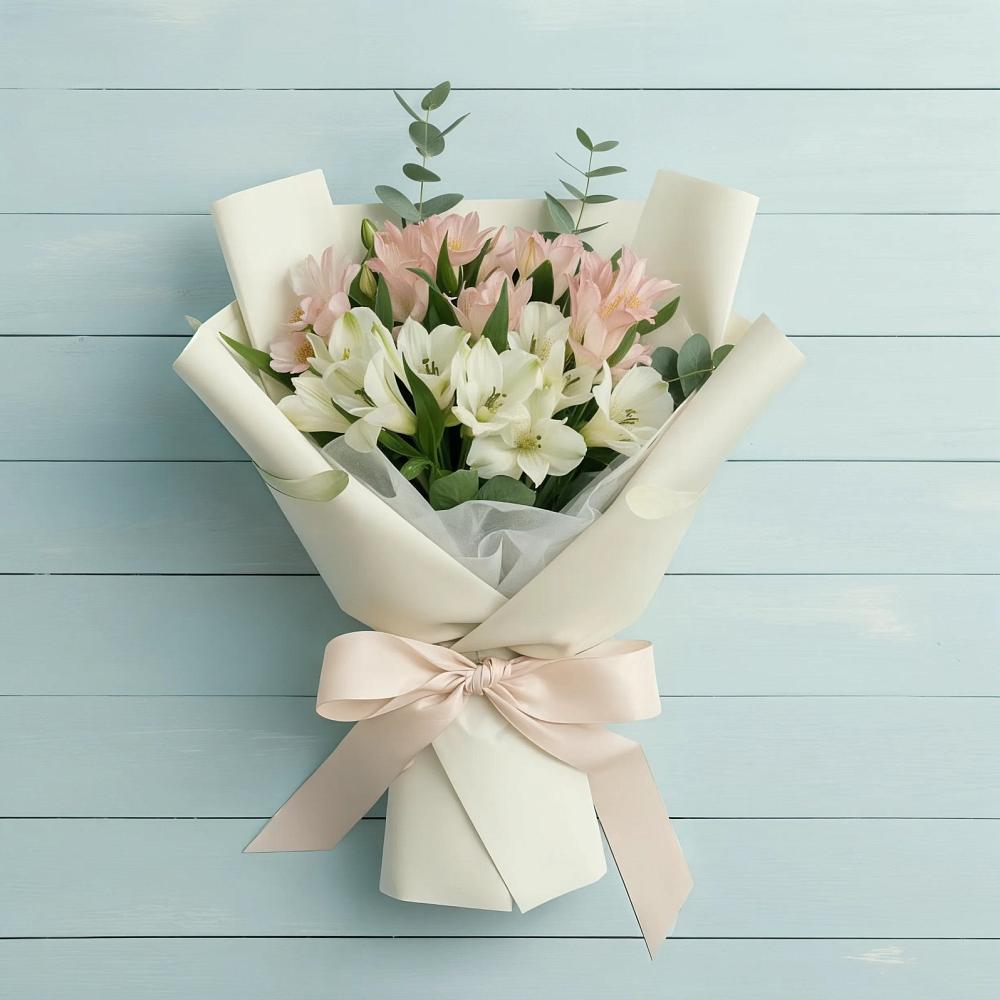 Букет цветов из: Альстромерии в Тульском Республика Адыгея