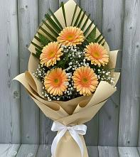 Букет цветов из:  Герберы в Тульском Республика Адыгея
