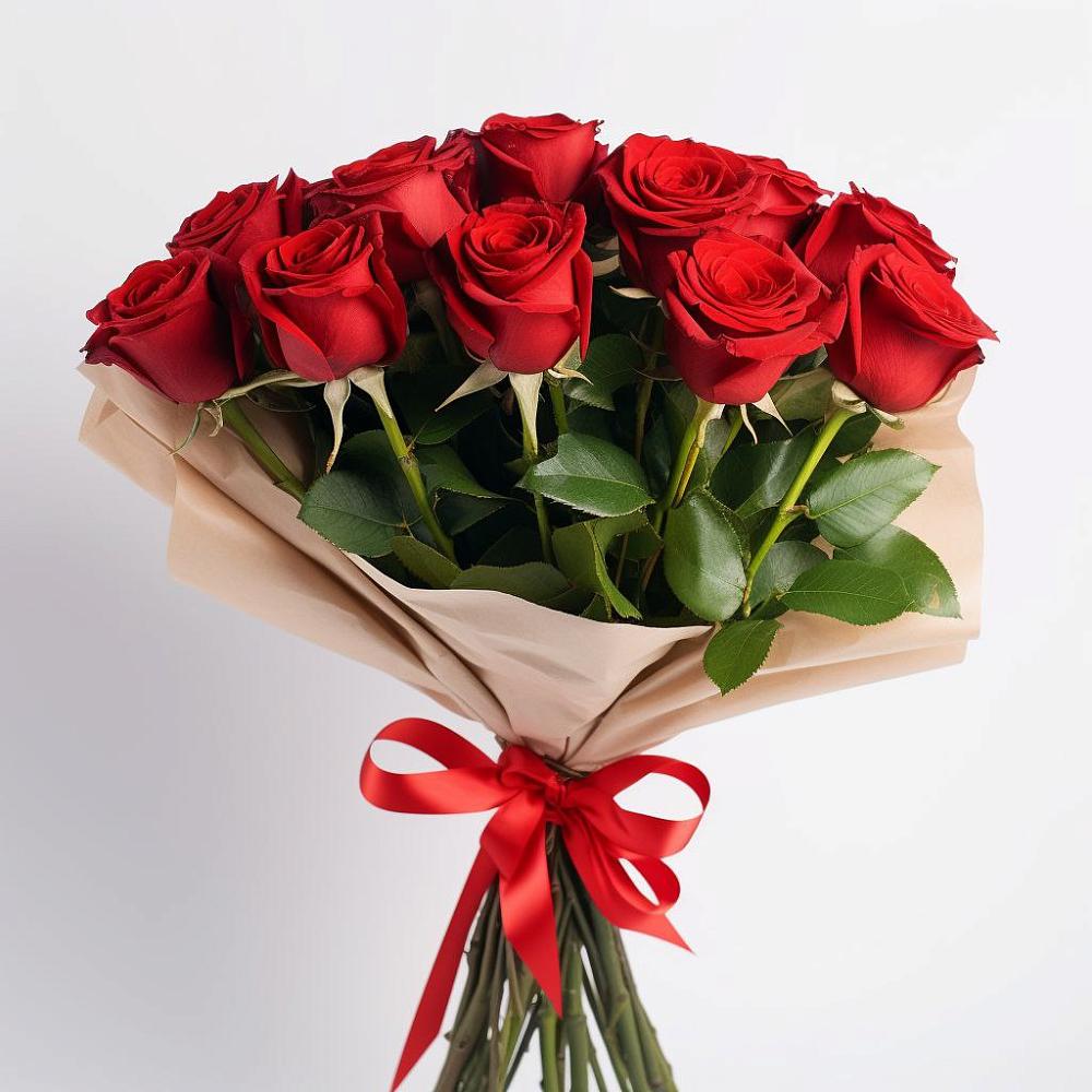 Букет 11 Красных роз Эдлесс Лав в Тульском Республика Адыгея
