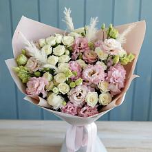 Букет цветов из:  Альстромерии и Розы в Тульском Республика Адыгея